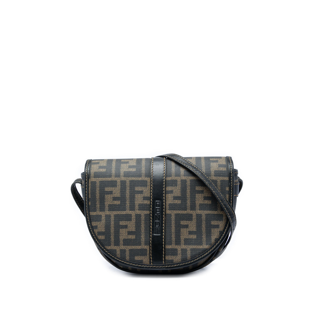 Pre-Loved Fendi Zucca Canvas Crossbody